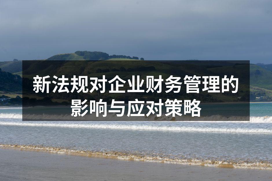 新法规对企业财务管理的影响与应对策略